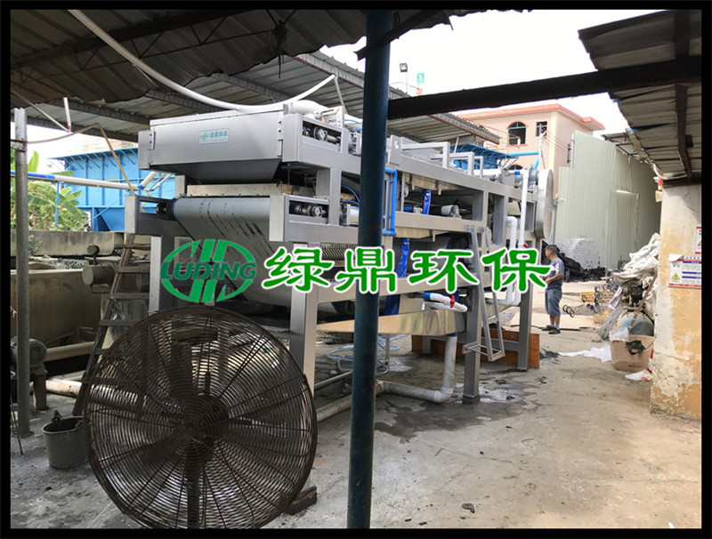 洗沙污泥脱水机#广州番禺印染水洗厂使用案例现场 3