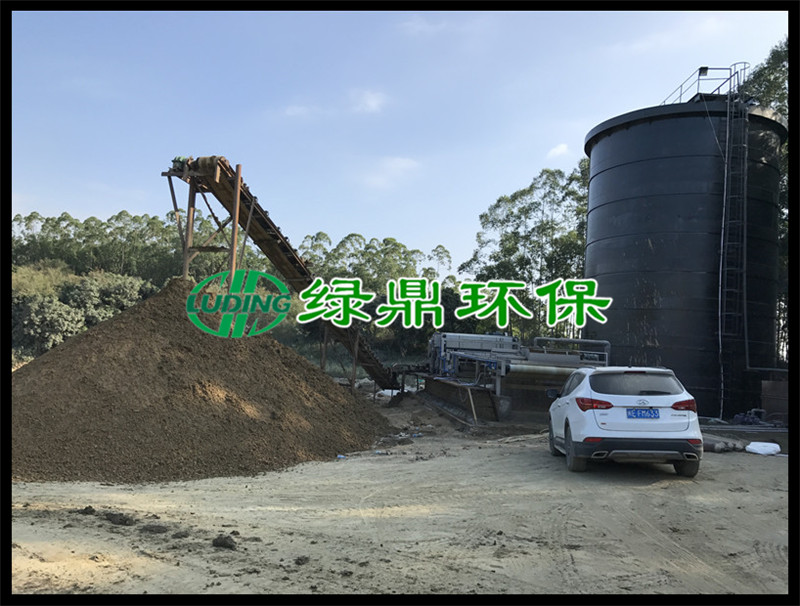 洗沙污泥脱水机#广州番禺印染水洗厂使用案例现场 1